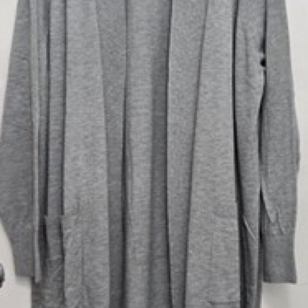 NWT A New Day Womens Cardigan Gray Size 2X Long Pockets Light Weight Long sleeve